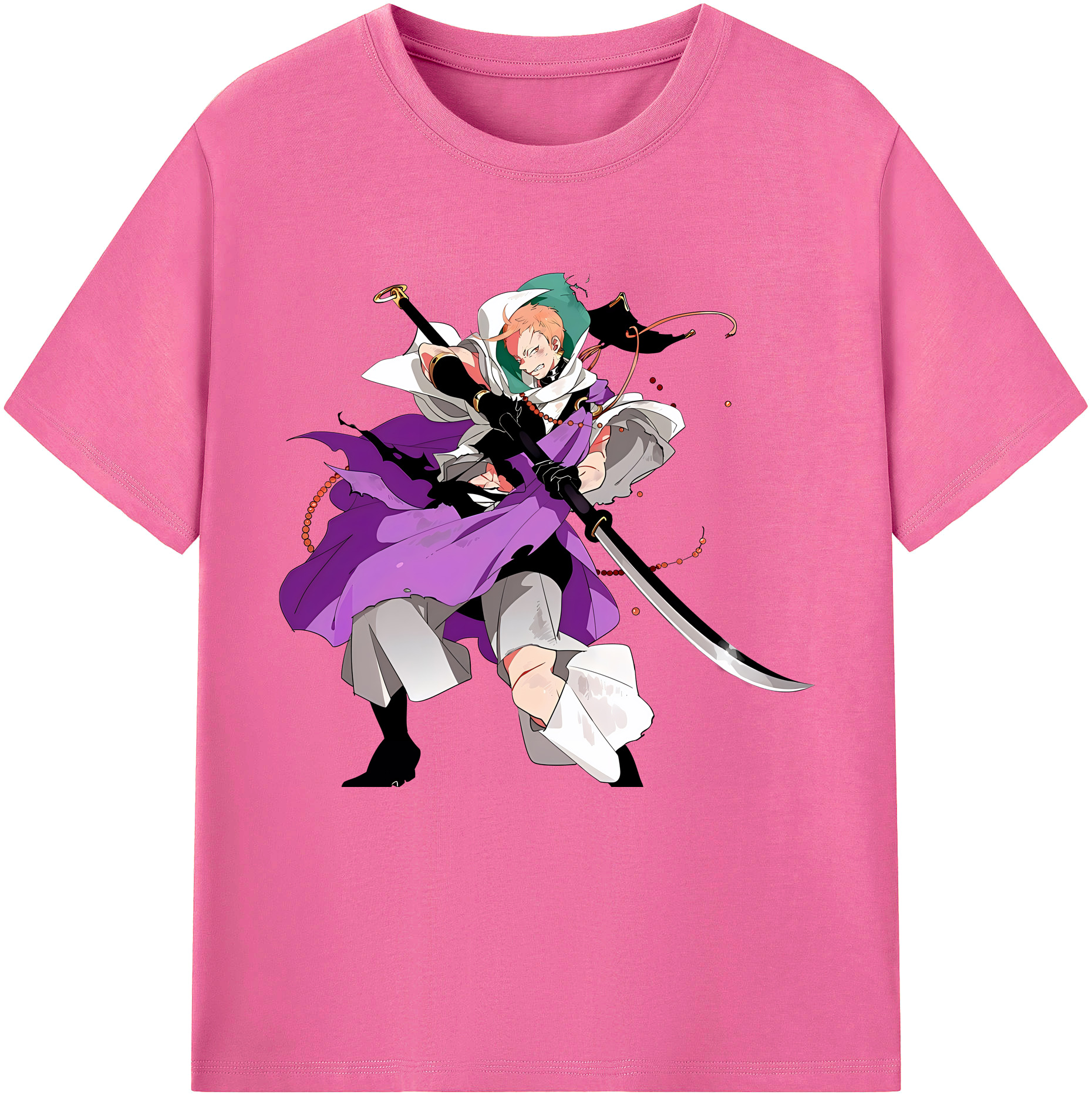 （画像用） 刀剣乱舞 Touken Ranbu レディースカジュアルプリントTシャツ（綿100％）